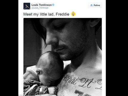 Louis Tomlinson Shares A Picture Of His New Born Son & Reveals The Name! 