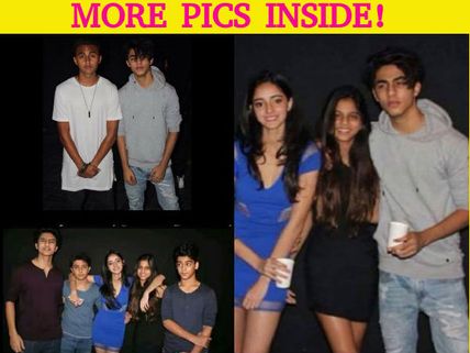 WHY SO HOT? SRK's Son, Aryan Khan Spotted With Sister Suhana & Saif's Son Ibrahim! 