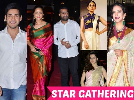 PHOTOS: Celebrities At PVP Daughter, Pearl V Potluri's Half Saree Function