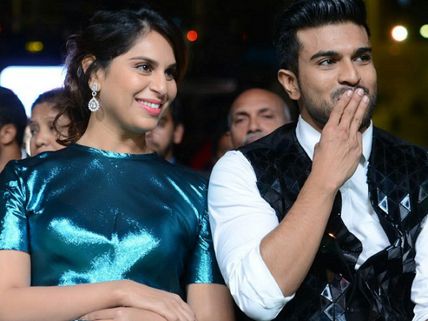 Ram Charan And Upasna Taking Lessons On How To Raise Their Future Kids
