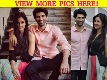 PICS: Hot Duo Katrina Kaif & Aditya Roy Kapur Promote Fitoor; Looks Way Too Romantic! 