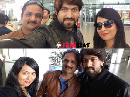 Mr & Mrs Ramachari Pair Yash-Radhika Pandit Takeoff For #IIFA Awards! 