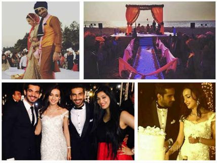 Oops! Mandap Collapses At Sanaya Irani-Mohit Sehgal’s Beach Wedding – PICS