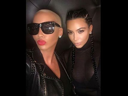 Kanye West & Wiz Khalifa's Twitter Feud Settled After Kim & Rose Met Up For Tea! 