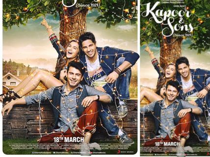 See Here, The SECOND LOOK Poster Of Alia-Sidharth-Fawad's Kapoor & Sons! 