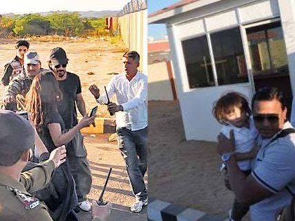 SPOTTED AGAIN: Shahrukh Khan With AbRam & Other Pretty Ladies After Raees' Schedule Wrap! 