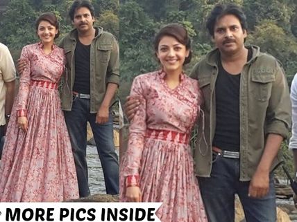 PICS: Pawan Kalyan & Kajal Aggarwal From The Sets Of Sardaar Gabbar Singh