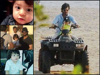 PIC OF THE DAY! Shahrukh Khan & AbRam Spotted Together At The Beach Of The Goa! 