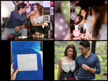 MUST SEE: Alia Bhatt's BIRTHDAY CELEBRATION PICS; Sidharth Malhotra Is All Romantic!