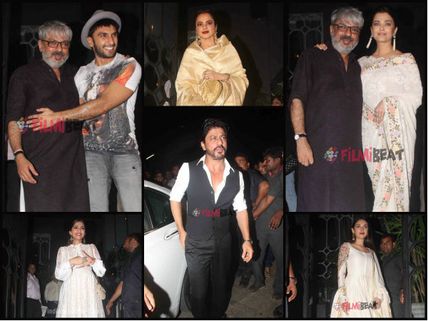 WOW PICS:Devdas Pair Shahrukh Khan, Aishwarya Rai Bachchan & Others At Sanjay Leela Bhansali's Party