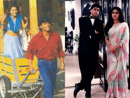 How Sweet! 30 Pics Of Shahrukh Khan & Juhi Chawla From Raju Ban Gaya Gentleman