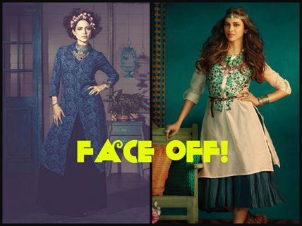 FACE OFF! Deepika Padukone & Kangana Ranaut's Ravishing Photoshoot For Melange; Who Looks Better?