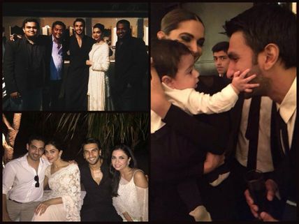 11 NEW PICS!  Deepika & Ranveer Playing With A Baby & Having A Blast With Friends In Sri Lanka!