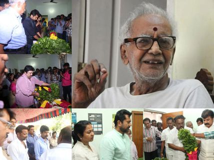 PHOTOS: Kollywood Mourns 'Film News' Anandan's Death, Famous Celebs Pay Homage To The Legend 