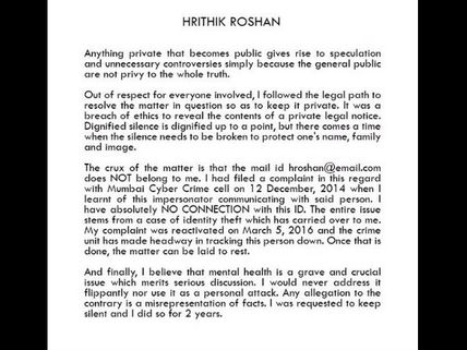 Hrithik Roshan Finally Breaks His Silence, Opens Up About Kangana Ranaut, Affair & Legal Notice 