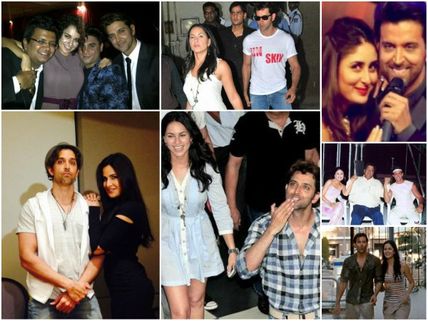 Rare Pics Of Hrithik Roshan With His Alleged Ex-Lovers, Kareena, Katrina, Barbara & Kangana!