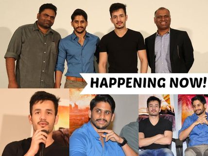 Nagarjuna's Oopiri Trailer Unveiled By Naga Chaitanya And Akhil
