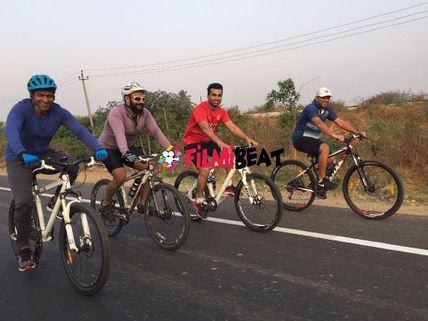 PICS: Puneeth Rajkumar's Powerful Ride To Nandi Hills! 