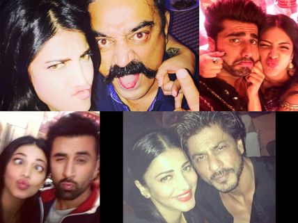 IN PICS: Top 20 Selfies Of Shruti Haasan With Other Celebrities!