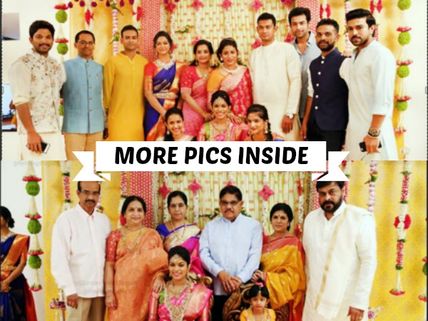 PHOTOS: Chiranjeevi's House Turned Festive With Srija's Bride Making Ceremony