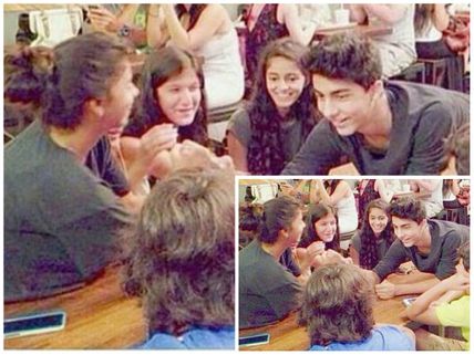 LATEST PICS! SRK's Kids Aryan Khan & Suhana Khan's CUTE FIGHT Captured On Camera! 
