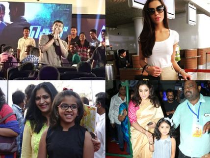 PHOTOS: 'THERI' Audio Launch LIVE Coverage - It's 'Theri'Mania At Sathyam Cinemas!