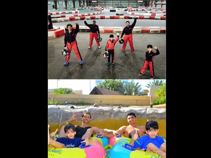 Latest Pictures! Hrithik Roshan Holidaying With Sons Hrehaan & Hridhaan Roshan!