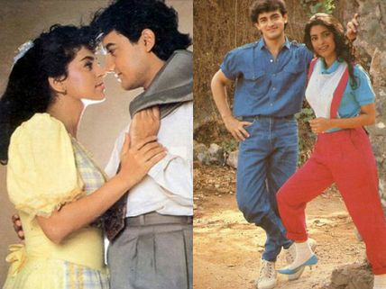 15 Flashback Pictures Of Aamir Khan & Juhi Chawla That Would Make You Feel Nostalgic!