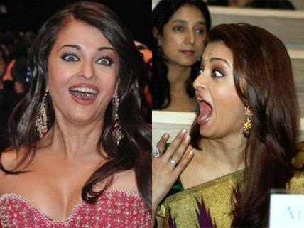 So Funny! 15 Pics Of Aishwarya Rai Clicked When She Was Not Ready