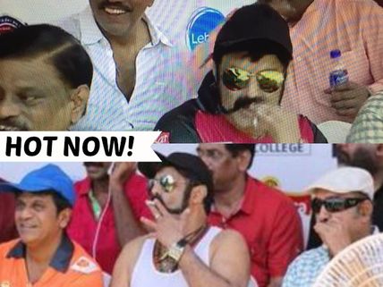 OOPS! Balakrishna Attracts Another Controversy, Caught Smoking In Public
