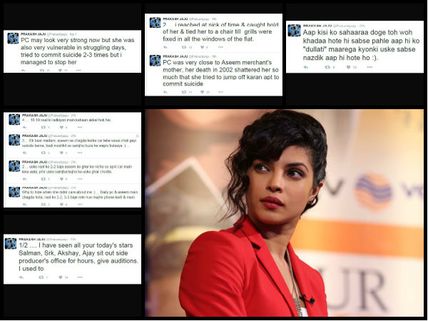 SHOCKER! Priyanka Chopra Tried To Commit SUICIDE Twice, Says Ex-Manager; Attacks SRK & Deepika Too!