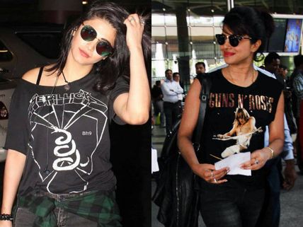Rare Pics Of Bollywood Stars Wearing Heavy Metal T-shirts!