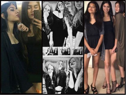 New Hot Pictures! Khushi Kapoor (Sridevi's Daughter) Parties With Her Gang! 