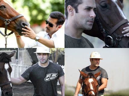 10 Pictures Of Salman Khan With His Recently Found Love (Horses)!