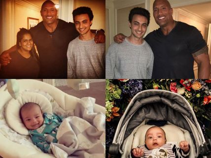 Aayush Sharma & Arpita Khan Meets The Rock Aka Dwayne Johnson!