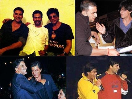 Rare Friendship Of B'Wood! Pictures Of Akshay Kumar & Shahrukh Khan Prove They Share A Special Bond