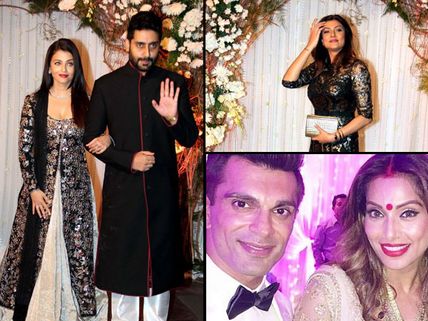 Inside Pictures Of Bipasha Basu & Karan Singh Grover's Reception: Aishwarya & Sushmita Look Stunning