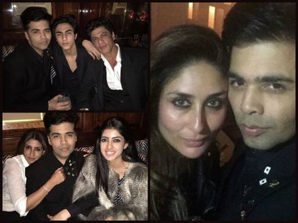 EXCLUSIVE INSIDE PICTURES! SRK, AbRam, Kareena, Saif, Ranbir & Others At Karan Johar's B'day Bash!