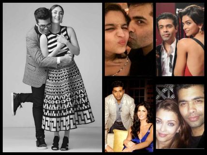 Sweeter Than Chocolate! Karan Johar's Bonding With B-town Gorgeous Divas (Birthday Special Pictures)