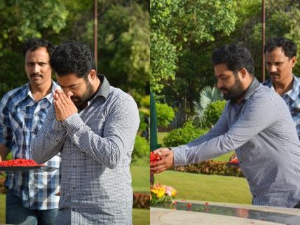 PHOTOS: Jr NTR Visits NTR Ghat Along With Koratala Siva