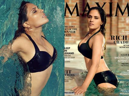 Too Hot! Richa Chadda On The Cover Page Of Maxim India
