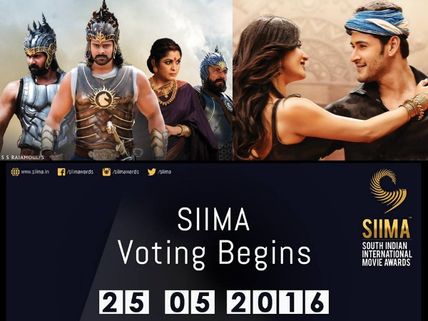SIIMA 2016 Telugu Movie Nominations Are Out, Baahubali & Srimanthudu Gets The Highest Nominees