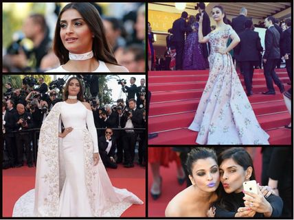 Hot Damn! Sonam Kapoor & Aishwarya Rai Bachchan Set The Red Carpet On Fire [Latest Cannes Pictures]