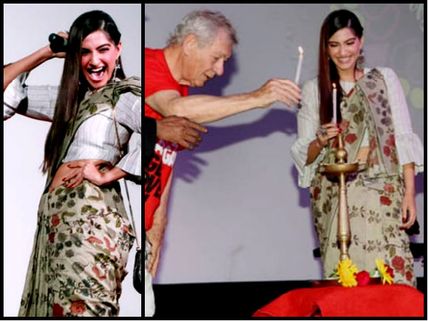 Proud Moment! Sonam Kapoor Meets 'The Lord Of The Rings' Actor McKellen Aka Gandalf [Pictures]