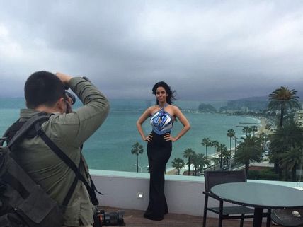 Mesmerising! FIRST Picture Of Mallika Sherawat From Cannes Film Festival 2016