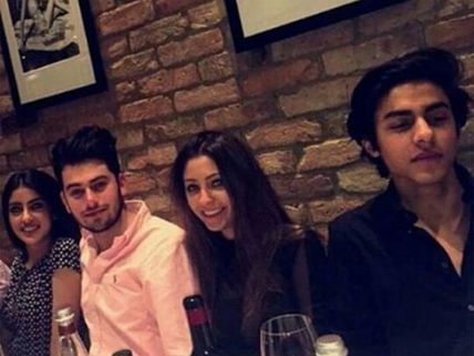 Photo Alert! Shahrukh Khan's Dashing Son Aryan Khan's Dinner Outing With Navya Naveli Nanda