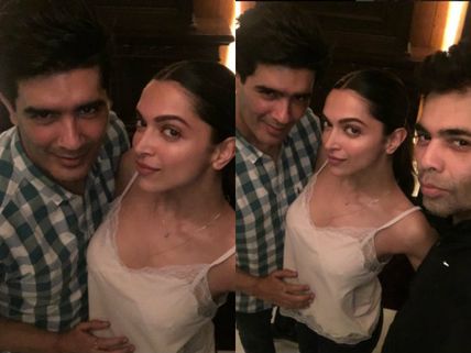 Deepika Padukone Parties The Night Away With Karan Johar & Manish Malhotra!