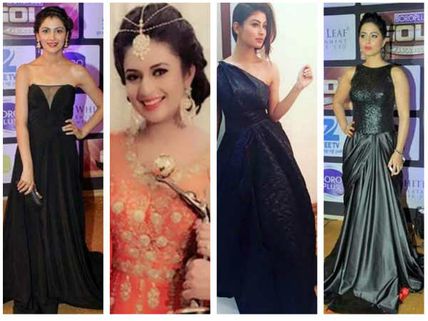 Gold Awards 2016: Divyanka, Hina, Sriti, Mouni & Devoleena - Beauties Who Stole The Show… [PICS]