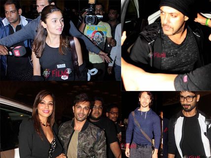 The Fun Begins! Salman Khan, Bipasha-Karan, Shahid Kapoor & Others Leave For IIFA 2016 (Pictures)