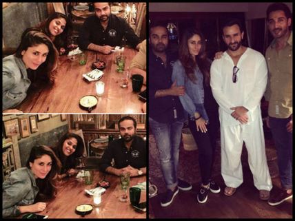 New Pictures: Amidst Pregnancy Rumours, Kareena Kapoor Parties With Hubby Saif Ali Khan & Friends!